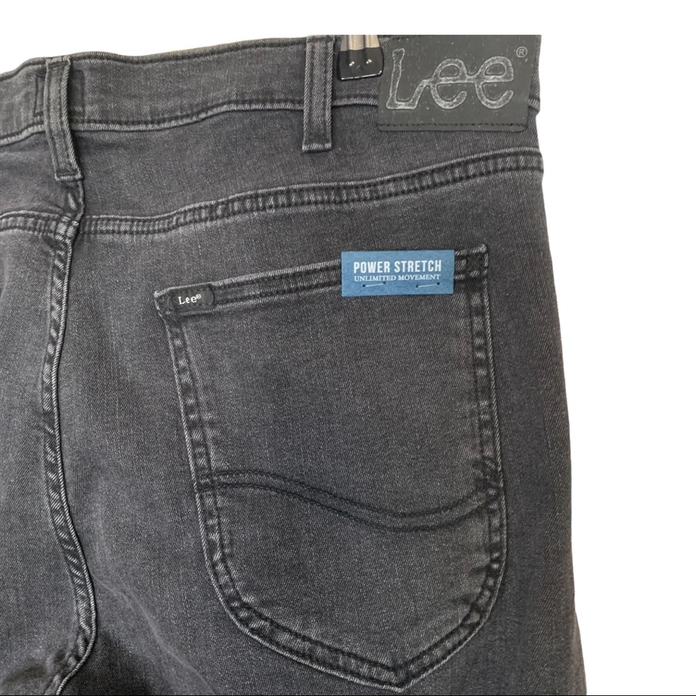 Lee Spray On Power Stretch Jeans Black Wash Exclusive - Picture 6 of 9